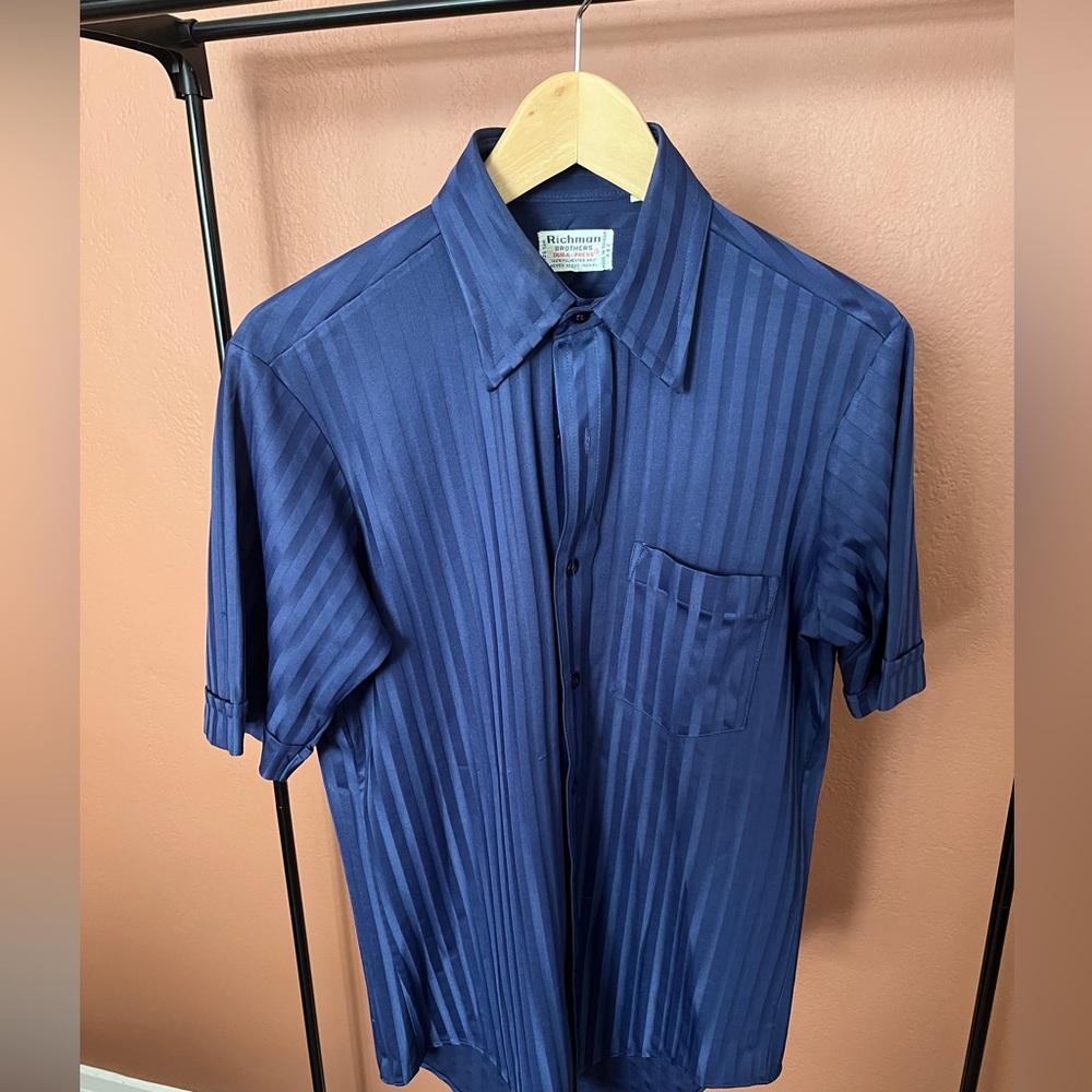 Vintage Richman Brothers short sleeve button up, size small